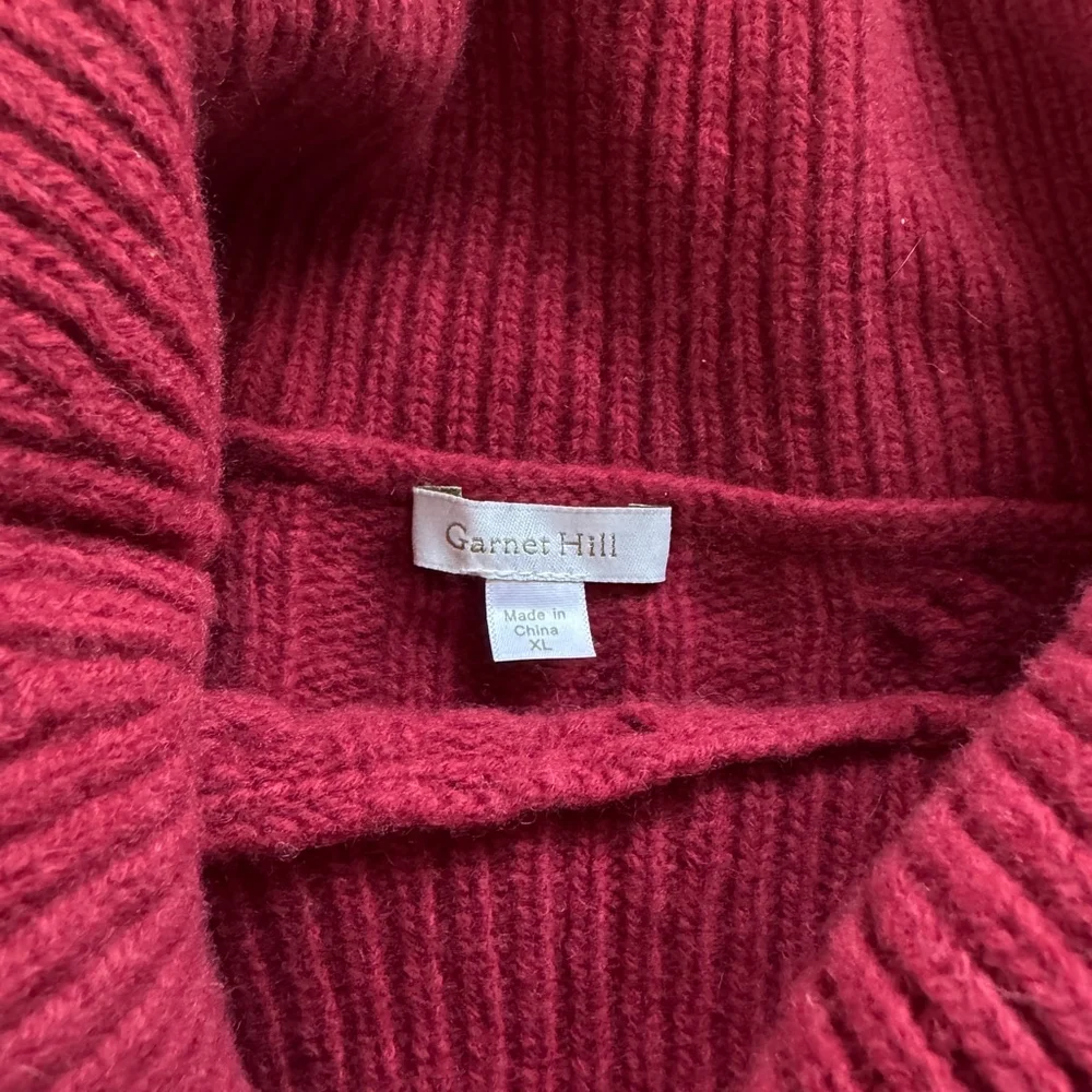 Garnet Hill Wool poncho • Size: M, L, XL - Picture 4 of 8